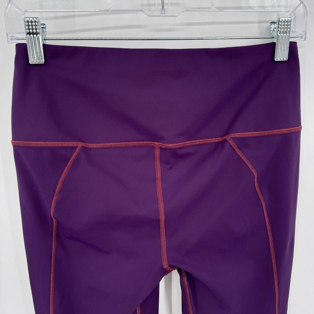 LULULEMON Like Nothing 7/8 Ankle Tight Leggings Darkest Magenta Purple Size 8 - Picture 5 of 8